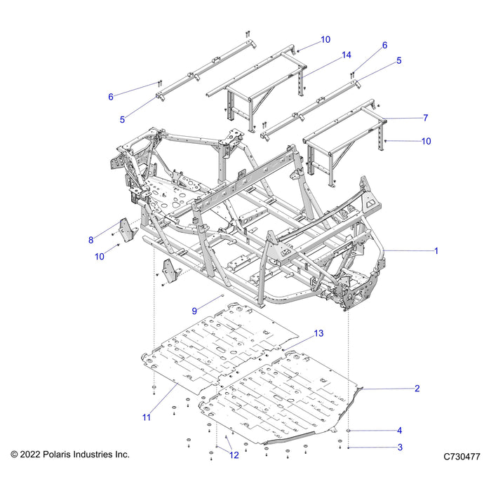 Weld-Main,Frame,Crew by Polaris