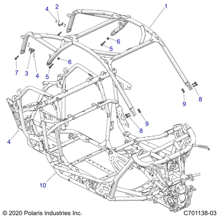 Weld-Mainframe,74,Blk by Polaris