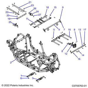 Weld-Mainframe,Iso,64,Mp,Blk by Polaris 1027222-458 OEM Hardware P1027222-458 Off Road Express Drop Ship