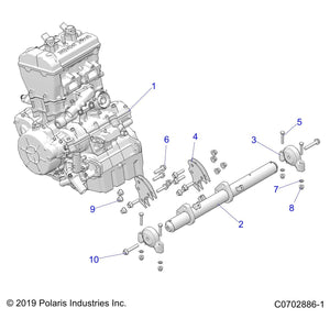 Weld-Mount,Engine,Ecoat by Polaris 1025175-329 OEM Hardware P1025175-329 Off Road Express