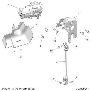 Weld-Mount,Eps,Brake,Ecoat by Polaris 1024882-329 OEM Hardware P1024882-329 Off Road Express