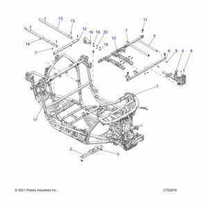 Weld-Mount,Shift/Scm,Ecoat by Polaris 1026072-329 OEM Hardware P1026072-329 Off Road Express