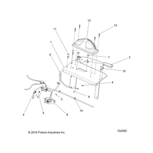 Weld-Mounting,Caliper,Park by Polaris 1017559 OEM Hardware P1017559 Off Road Express