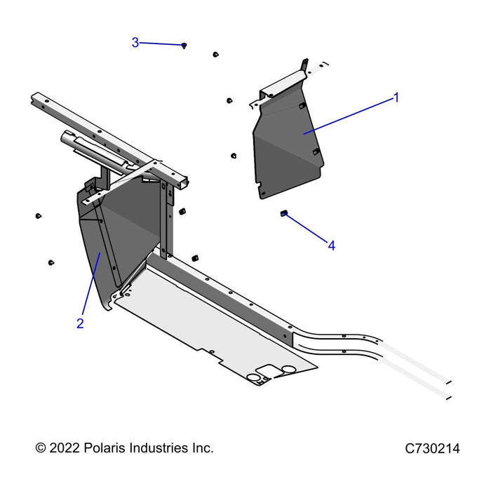 Weld-Mud Cover-2,Rh,Mblk by Polaris