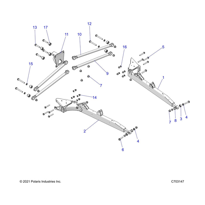 Weld Plate-Rr,Hitch,Blk by Polaris