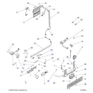 Weld-Regulator Mount,Blk by Polaris 1026443-458 OEM Hardware P1026443-458 Off Road Express