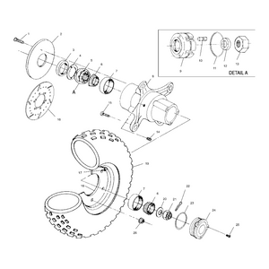 Weld-Rim,Front,10Ga,Silver by Polaris 1520263-117 OEM Hardware P1520263-117 Off Road Express