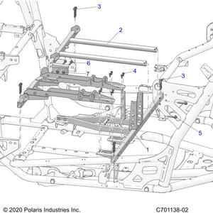 Weld-Scm Mount,Blk by Polaris 1024482-329 OEM Hardware P1024482-329 Off Road Express