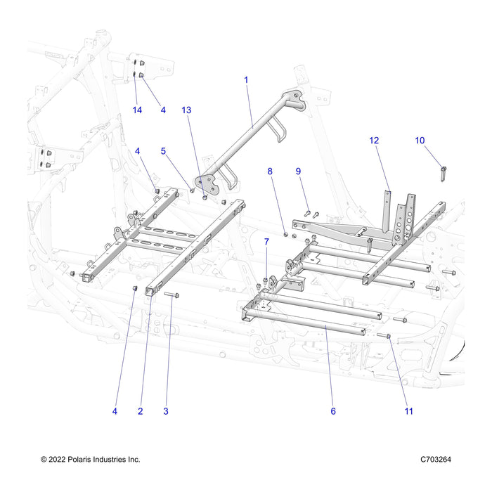 Weld-Scm Mount,Mp,Ecoat by Polaris