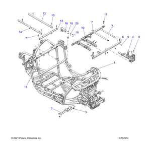 Weld-Seat Base,Ecoat by Polaris 1024740-329 OEM Hardware P1024740-329 Off Road Express