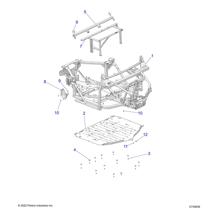 Weld-Seat Base,Main,Ecoat by Polaris