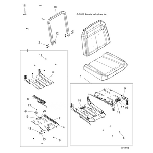 Weld-Seat,Retaining Pin,Blk by Polaris 1022743-329 OEM Hardware P1022743-329 Off Road Express