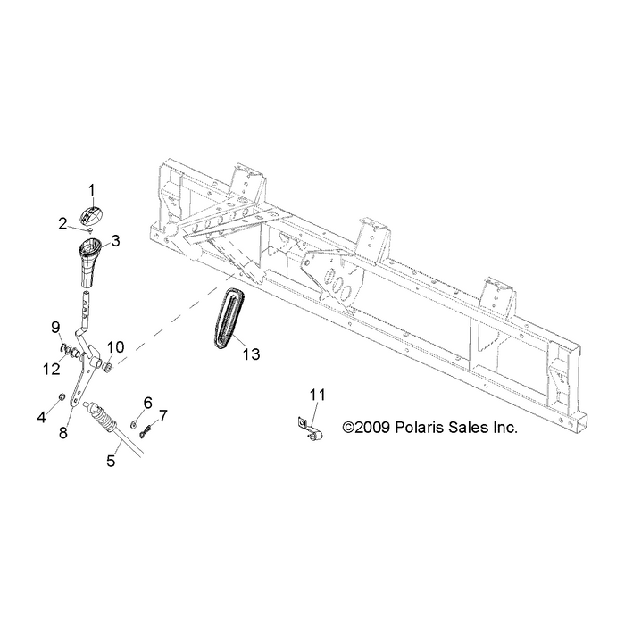 Weld-Shift Lever by Polaris