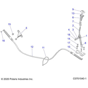 Weld-Shift Lever by Polaris 1543750 OEM Hardware P1543750 Off Road Express