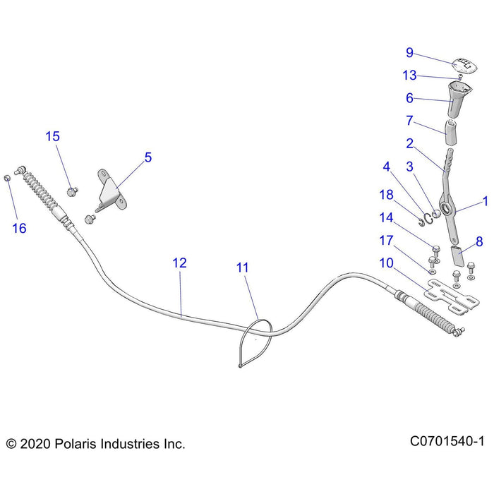 Weld-Shift Lever by Polaris