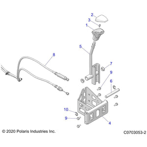 Weld-Shift Mount,Blk by Polaris 1024483-329 OEM Hardware P1024483-329 Off Road Express