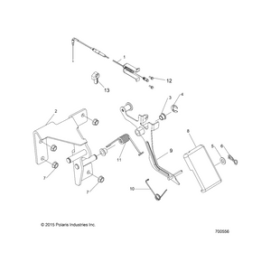 Weld-Throttle,Blk by Polaris 1017946-067 OEM Hardware P1017946-067 Off Road Express