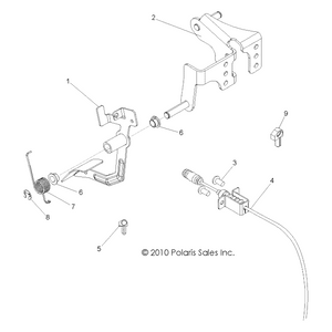 Weld-Throttle Pedal,Blk by Polaris 1016585-458 OEM Hardware P1016585-458 Off Road Express