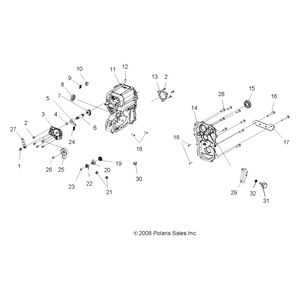 Weld-Torque Stop by Polaris 1016346 OEM Hardware P1016346 Off Road Express