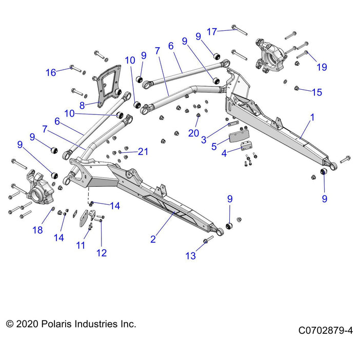 Weld-Trl Arm,Lh,Blk by Polaris