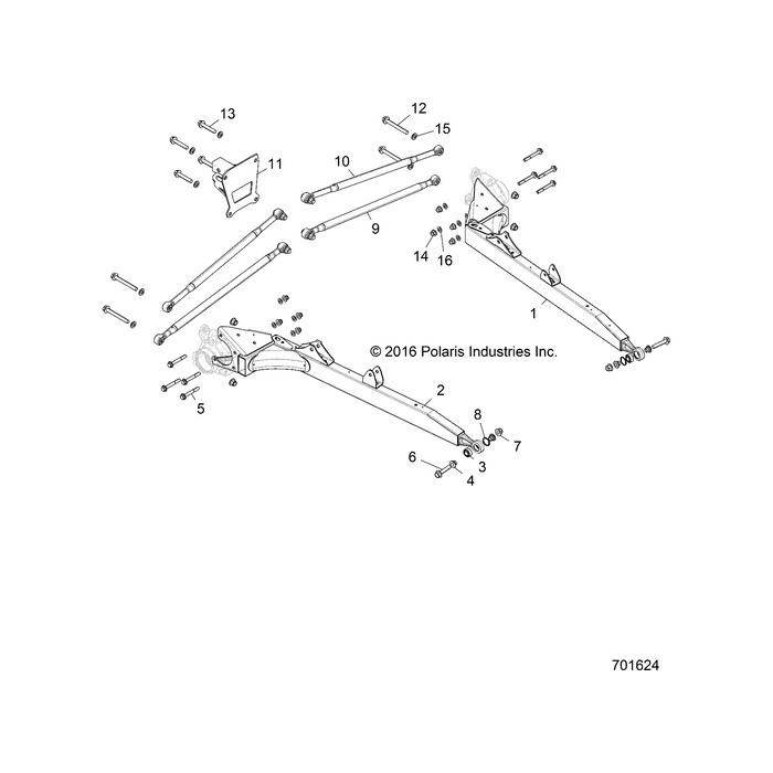 Weld-Trl Arm,Lh,Mt.Ttnm by Polaris