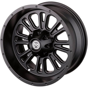 Wheel 399Mo 12X8 4/110 by Moose Utility 399MO128110MB4 Non Beadlock Wheel 02300920 Parts Unlimited Drop Ship