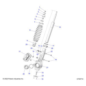 Wheel Bearing, 35 Mm X 64 Mm X by Polaris 3514634 OEM Hardware P3514634 Off Road Express