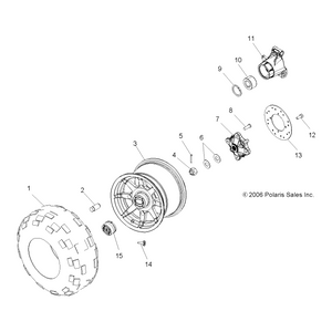 Wheel Bearing Carrier by Polaris 5134206 OEM Hardware P5134206 Off Road Express