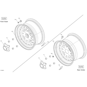 Wheel Cap by Can-Am 705400921 OEM Hardware 705400921 Off Road Express Peach St