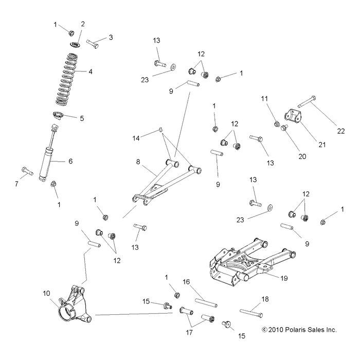 Wheel Carrier, Right by Polaris