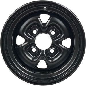 Wheel Steel 12X7 4/110 Black by Moose Utility MO12070240 Non Beadlock Wheel 02310038 Parts Unlimited