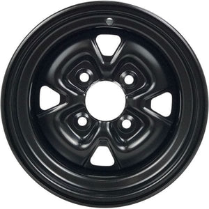 Wheel Steel 12X7 4/156 Black by Moose Utility MO12070103 Non Beadlock Wheel 02310041 Parts Unlimited