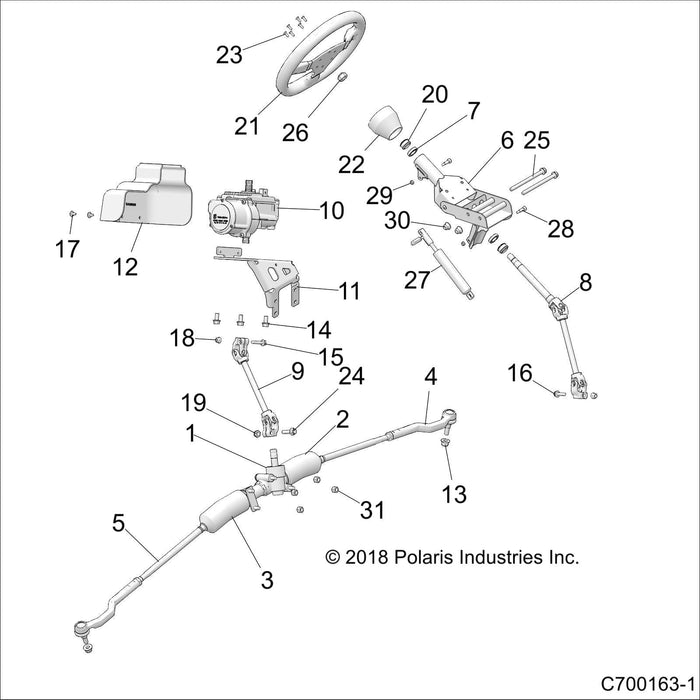 Wheel-Steering by Polaris