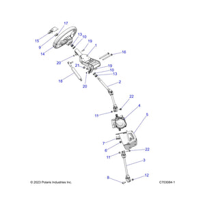 Wheel-Steering by Polaris 1830059 OEM Hardware P1830059 Off Road Express