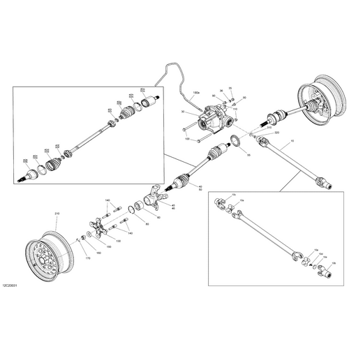 Wheel Stud by Can-Am