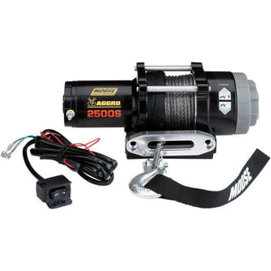 Winch 2500Lb W/Syn Rp by Moose Utility 104307 2500 Winch 45050760 Parts Unlimited Drop Ship