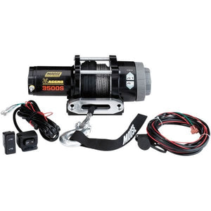 Winch 3500Lb W/Syn Rp by Moose Utility 104309 3500 Winch 45050762 Parts Unlimited Drop Ship