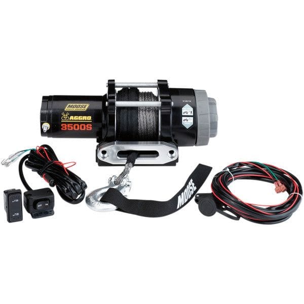 Winch 3500Lb W/Syn Rp by Moose Utility