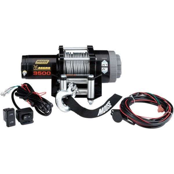 Winch 3500Lb W/Wre Rp by Moose Utility