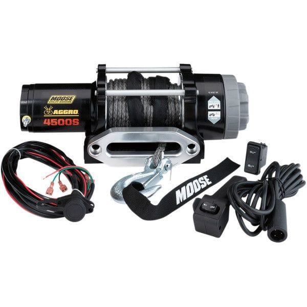 Winch 4500Lb W/Syn Rp by Moose Utility