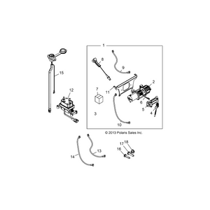 Winch Cable, Blue, 800 Mm by Polaris 4013469-800 OEM Hardware P4013469-800 Off Road Express