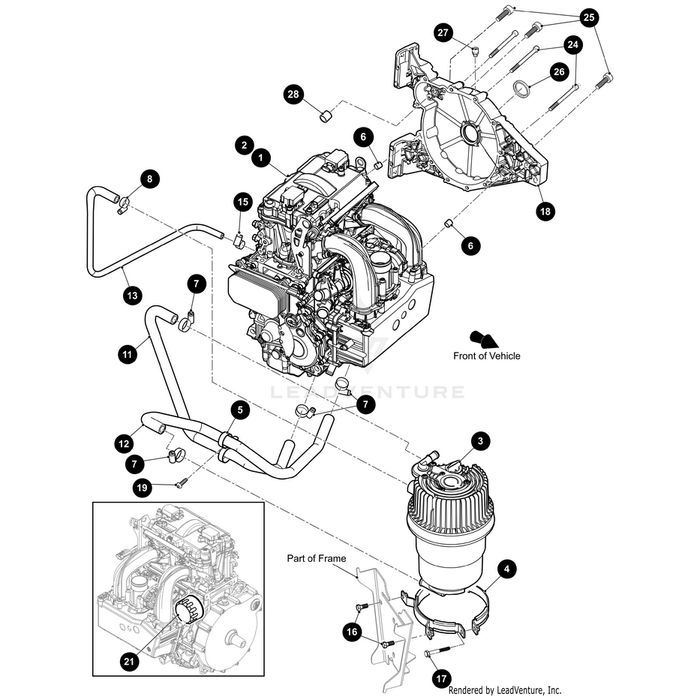 Winch Mount by KFI