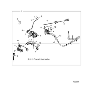 Winch-Polaris,3.5 by Polaris 2204630 OEM Hardware P2204630 Off Road Express