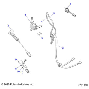 Winch Switch, Sealed by Polaris 4015043 OEM Hardware P4015043 Off Road Express