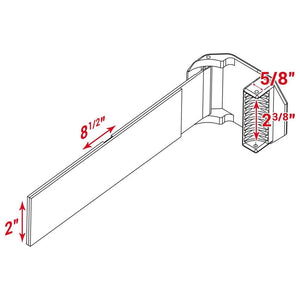 Windshield Clamp Kit - Set of 4 Clamps by SuperATV WSC-2.00-K-2 None WSC-2.00-K-2 SuperATV