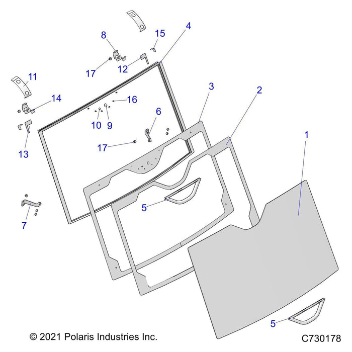 Windshield Plug-3/8 In by Polaris