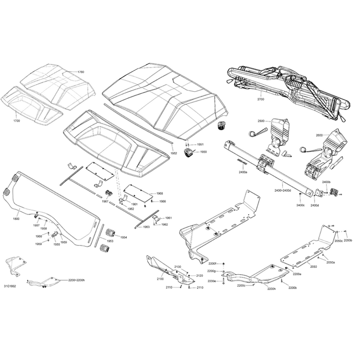 Windshield Support by Can-Am