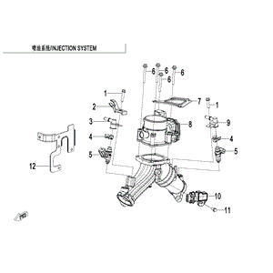 Wire Clip 1 Engine by CF Moto 0JYV-170001-4100 OEM Hardware 0JYV-170001-4100 Northstar Polaris