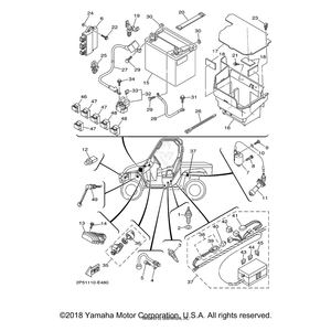 Wire Harness Assembly by Yamaha 2P5-82590-00-00 OEM Hardware 2P5-82590-00-00 Off Road Express