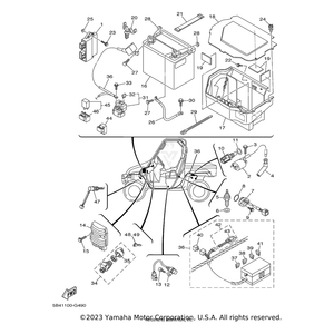 Wire Harness Assembly by Yamaha 5B4-82590-00-00 OEM Hardware 5B4-82590-00-00 Off Road Express